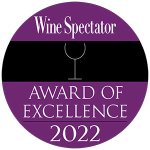 2022 Wine Spectator Award of Excellence - Tutti Mangia