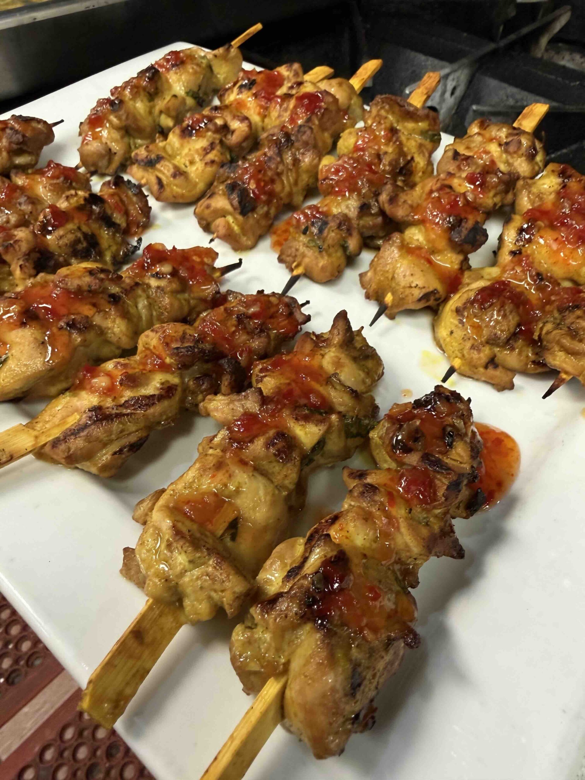 Chicken Skewers for Private Event - Tutti Mangia